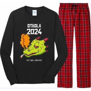 Otaola 2024 Hay Que Joderse Funny Dragon Marijuana Legal Long Sleeve Pajama Set