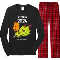 Otaola 2024 Hay Que Joderse Funny Dragon Marijuana Legal Long Sleeve Pajama Set