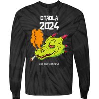 Otaola 2024 Hay Que Joderse Funny Dragon Marijuana Legal Tie-Dye Long Sleeve Shirt