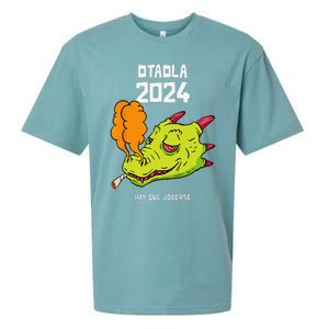 Otaola 2024 Hay Que Joderse Funny Dragon Marijuana Legal Sueded Cloud Jersey T-Shirt