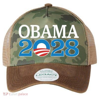 Obama 2028 Logo Legacy Tie Dye Trucker Hat