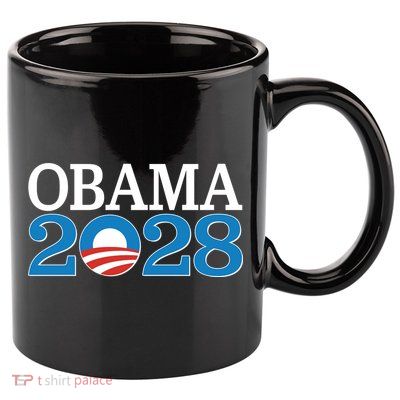 Obama 2028 Logo 11oz C Handle Ceramic Mug