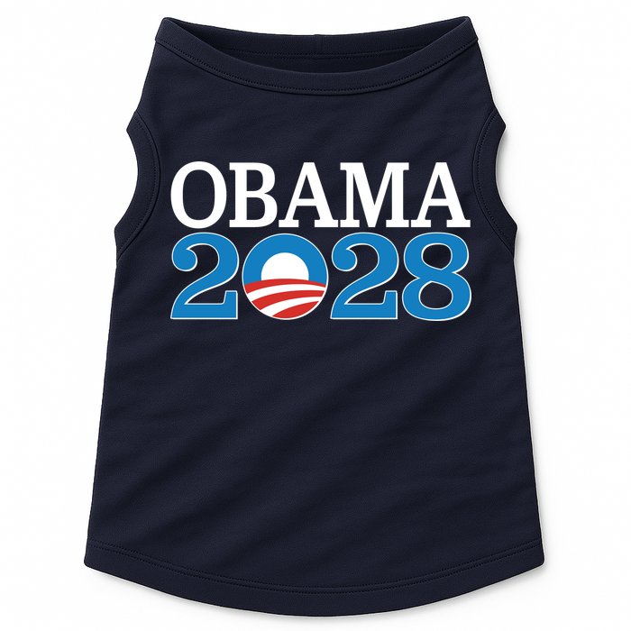 Obama 2028 Logo Doggie Tank