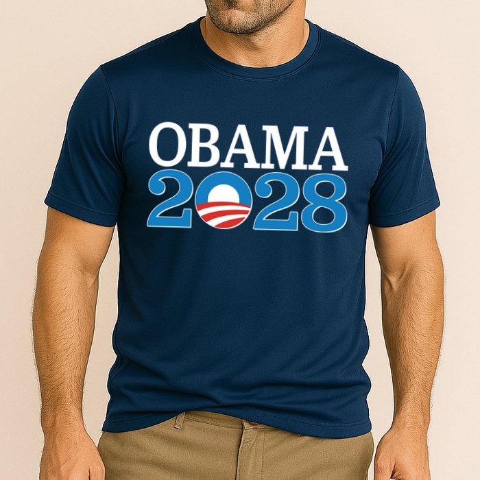 Obama 2028 Logo Cooling Performance Crew T-Shirt