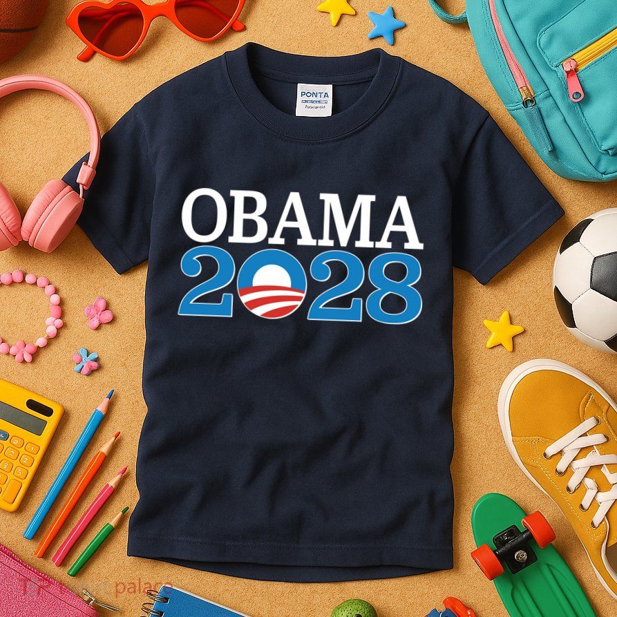Obama 2028 Logo Kids T-Shirt