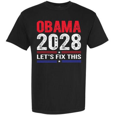 Obama 2028 Lets Fix This Garment-Dyed Heavyweight T-Shirt