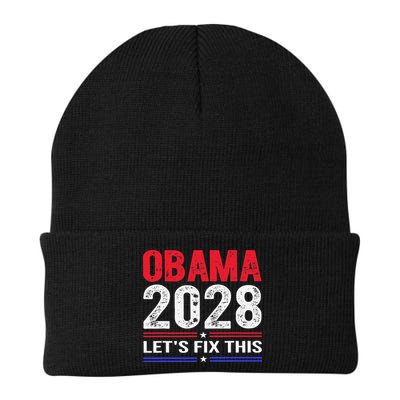 Obama 2028 Lets Fix This Beanie