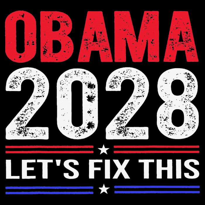 Obama 2028 Lets Fix This 16 in Basic Backpack