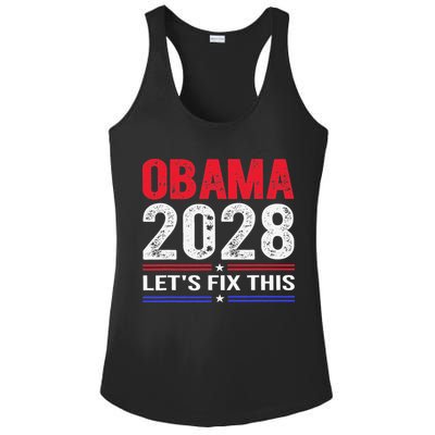 Obama 2028 Lets Fix This Ladies PosiCharge Competitor Racerback Tank