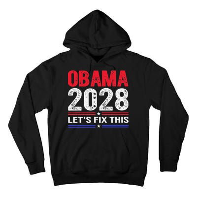 Obama 2028 Lets Fix This Tall Hoodie
