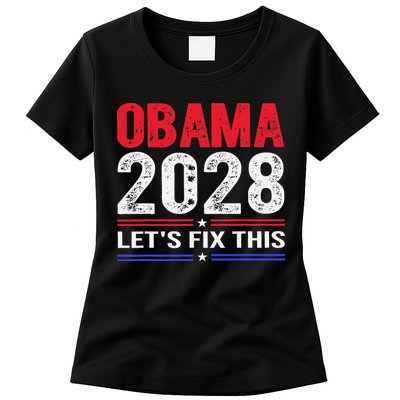 Obama 2028 Lets Fix This Womens T-Shirt