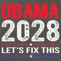 Obama 2028 Lets Fix This Cotton Canvas Backpack