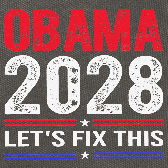 Obama 2028 Lets Fix This Cotton Canvas Backpack
