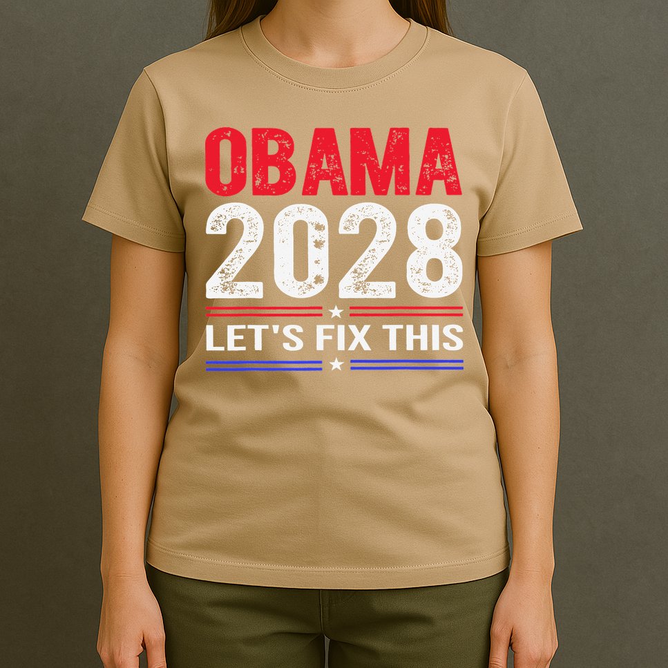 Obama 2028 Lets Fix This T-Shirt