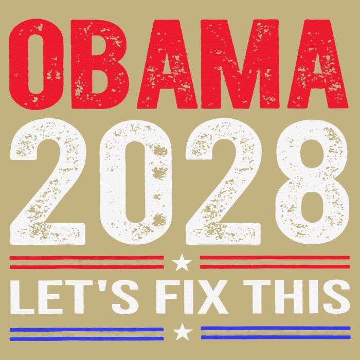 Obama 2028 Lets Fix This Button