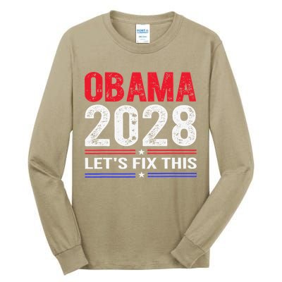 Obama 2028 Lets Fix This Tall Long Sleeve T-Shirt