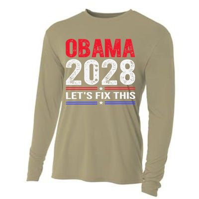 Obama 2028 Lets Fix This Cooling Performance Long Sleeve Crew