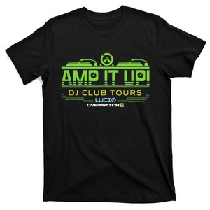 Overwatch 2 Lúcio Amp It Up DJ Club Tours Logo T-Shirt