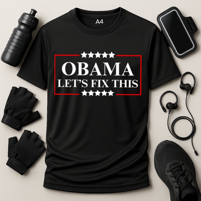 Obama 2028 Let’s Fix This Performance Shirt