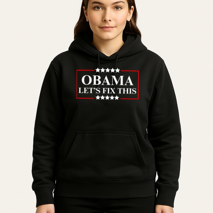 Obama 2028 Let’s Fix This Hoodie