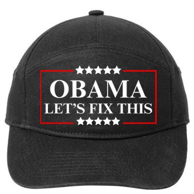 Obama 2028 Let’s Fix This 7-Panel Snapback Hat