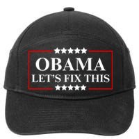 Obama 2028 Let’s Fix This 7-Panel Snapback Hat