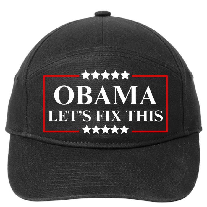 Obama 2028 Let’s Fix This 7-Panel Snapback Hat