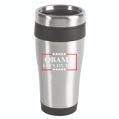 Obama 2028 Let’s Fix This 16oz Travel Tumbler