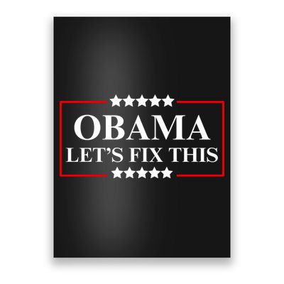 Obama 2028 Let’s Fix This Poster