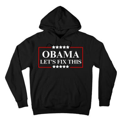 Obama 2028 Let’s Fix This Tall Hoodie