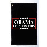 Obama 2028 Let’s Fix This Golf Towel