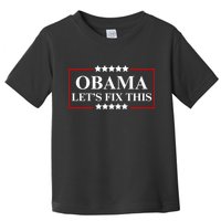 Obama 2028 Let’s Fix This Toddler T-Shirt