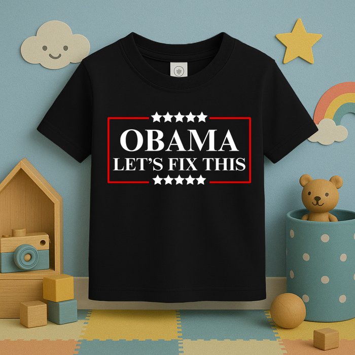 Obama 2028 Let’s Fix This Toddler T-Shirt