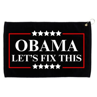 Obama 2028 Let’s Fix This Grommeted Golf Towel