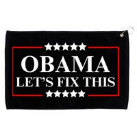 Obama 2028 Let’s Fix This Grommeted Golf Towel