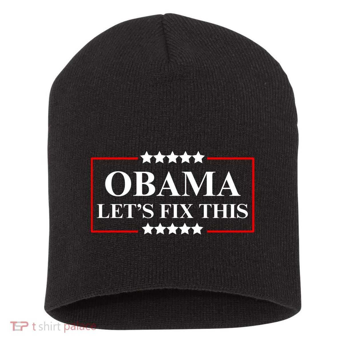 Obama 2028 Let’s Fix This Short Acrylic Beanie