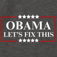Obama 2028 Let’s Fix This Vector Backpack