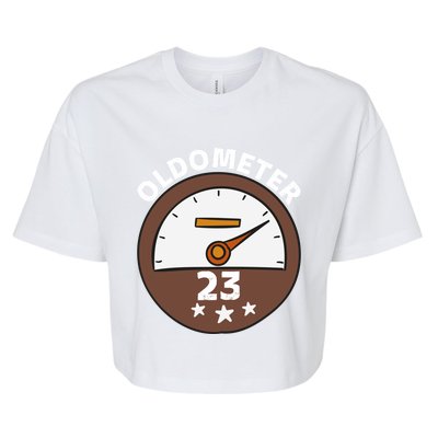 Oldometer 23 Meaningful Gift Bella+Canvas Jersey Crop Tee