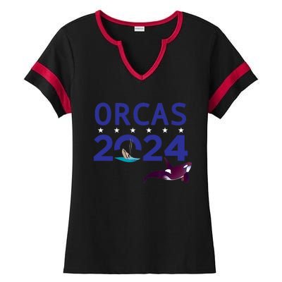 Orcas 2024 Ladies Halftime Notch Neck Tee