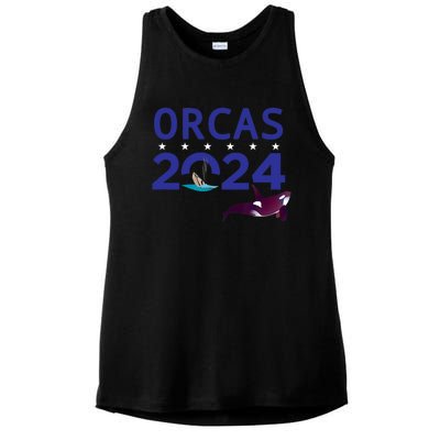 Orcas 2024 Ladies PosiCharge Tri-Blend Wicking Tank