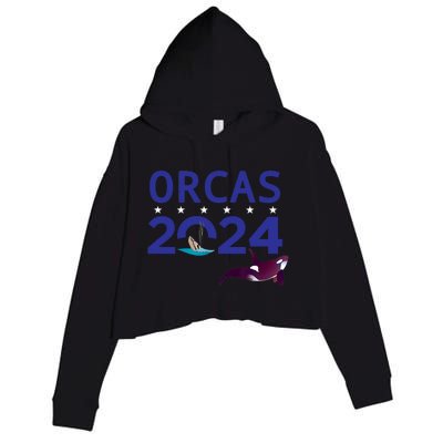 Orcas 2024 Crop Fleece Hoodie