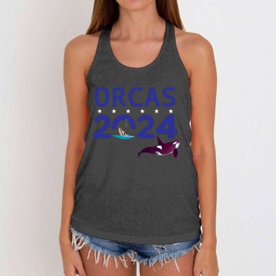 Orcas 2024 Women's Knotted Racerback Tank