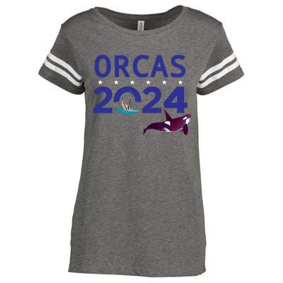 Orcas 2024 Enza Ladies Jersey Football T-Shirt