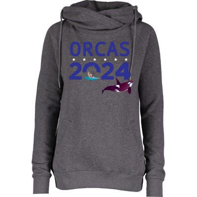 Orcas 2024 Womens Funnel Neck Pullover Hood