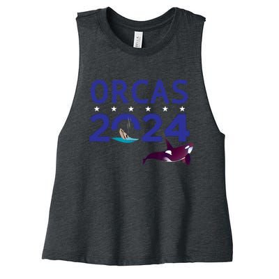 Orcas 2024 Women's Racerback Cropped Tank