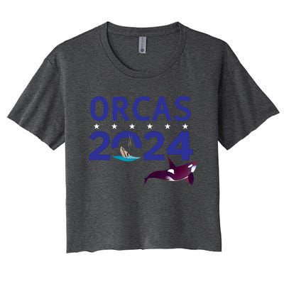 Orcas 2024 Women's Crop Top Tee