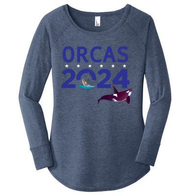 Orcas 2024 Women's Perfect Tri Tunic Long Sleeve Shirt