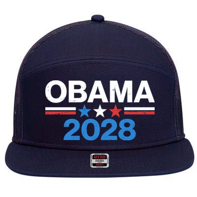 Obama 2028 7 Panel Mesh Trucker Snapback Hat