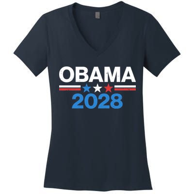 Obama 2028 Women's V-Neck T-Shirt