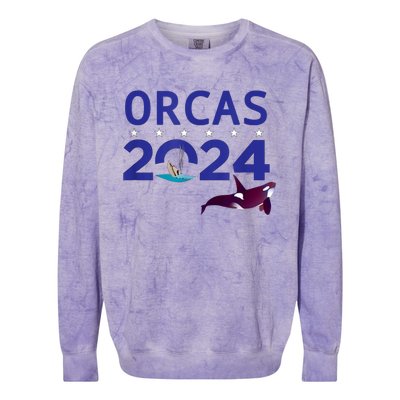 Orcas 2024 Colorblast Crewneck Sweatshirt